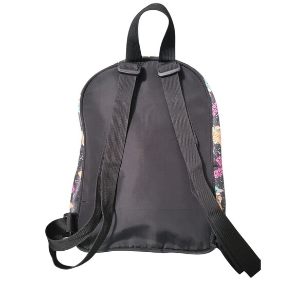 Rare Bioworld Star Wars Black Backpack Multi-Color Grogu Baby Yoda 11" x 9" - Picture 2 of 15